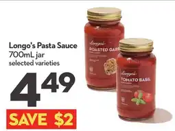 Longo's Longo's Pasta Sauce offer