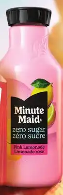 Longo's Minute Maid Zero Sugar Juice offer