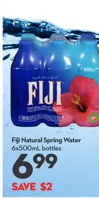 Longo's Fiji Natural Spring Water offer
