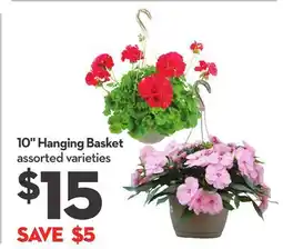 Longo's 10 Hanging Basket offer