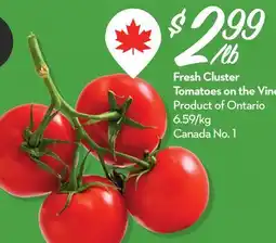 Longo's Fresh Cluster Tomatoes on the Vine offer
