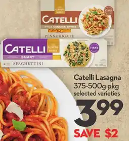 Longo's Catelli Lasagna offer