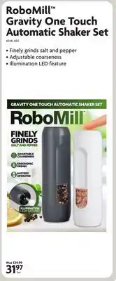 Home Hardware RoboMill Gravity One Touch Automatic Shaker Set offer