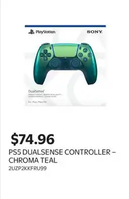 Walmart PS5 DUALSENSE CONTROLLER – CHROMA TEAL offer
