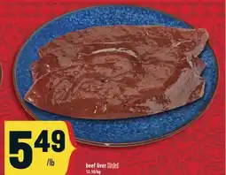 Marché Adonis beef liver Halal offer