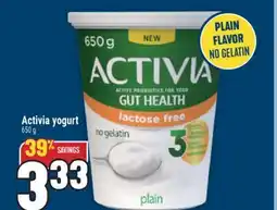Marché Adonis Activia yogurt offer