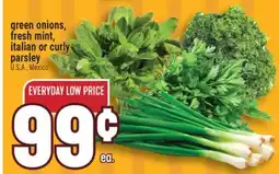 Marché Adonis green onions, fresh mint, italian or curly parsley offer