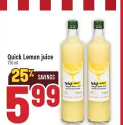 Marché Adonis Quick Lemon juice offer