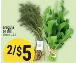 Marché Adonis arugula or dill offer