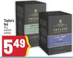 Marché Adonis Taylor's tea offer