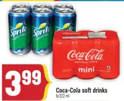Marché Adonis Coca-Cola soft drinks offer