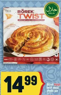 Marché Adonis Börek Halal twist meat phyllo pie offer