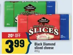 Marché Adonis Black Diamond sliced cheese offer