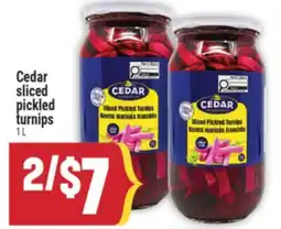 Marché Adonis Cedar sliced pickled turnips offer
