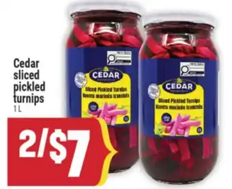 Marché Adonis Cedar sliced pickled turnips offer