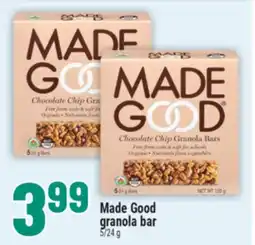 Marché Adonis Made Good granola bar offer