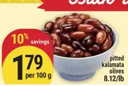 Marché Adonis pitted kalamata olives offer
