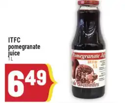 Marché Adonis ITFC pomegranate juice offer