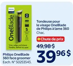 Walmart Philips OneBlade 360 face groomer offer