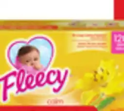 Walmart Fleecy dryer sheets 120s offer