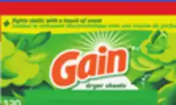Walmart Gain liquid 32 loads or Flings! 9s-16s laundry detergent, scent beads 141 g or dryer sheets 120s offer