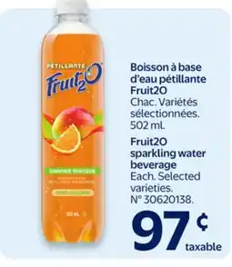 Walmart Fruit2O sparkling water beverage offer
