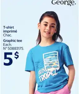 Walmart George Graphic tee offer