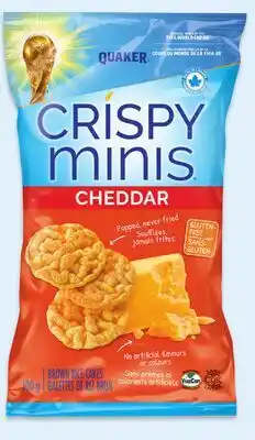 Walmart Crispy Minis as brown rice cakes offer