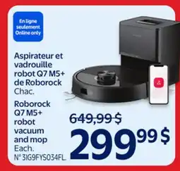 Walmart Roborock Q7 M5+ robot vacuum offer