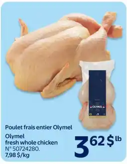 Walmart Olymel fresh whole chicken offer