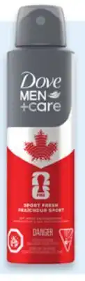 Walmart Dove or Dove Men+Care FIFA antiperspirant dry spray offer
