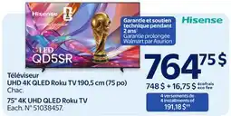 Walmart 75 4K OLEO Roku TV offer