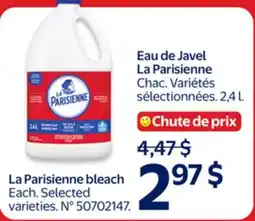 Walmart La Parisienne Bleach offer