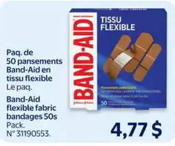 Walmart Band-Aid flexible fabric bandages 50s offer