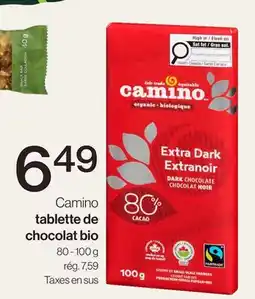 Avril Tablette de chocolat bio offer