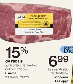 Avril Le bifteck defaux-filet debœuf fraisbio 8Acres offer