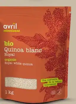 Avril Quinoa Royal Blanc Bio offer