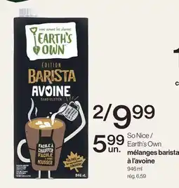 Avril Mélanges barista à l'avoine offer