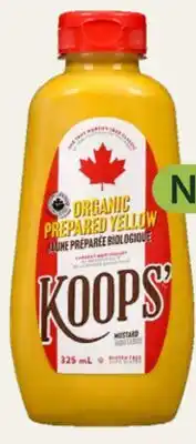 Avril Koop's Organic moutarde jaune offer