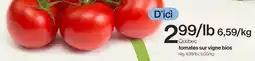 Avril tomates sur vigne bios offer
