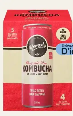 Avril Remedy Kombuchas bios offer