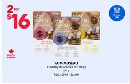 Mondou FAIM MUSEAU Healthy delicacies for dogs offer