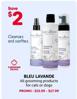 Mondou BLEU LAVANDE All grooming products for cats or dogs offer