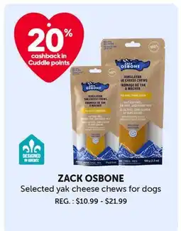 Mondou ZACK OSBONE Selected yak cheese chews for dogs offer