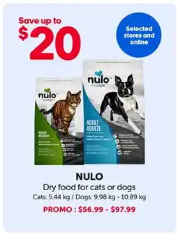 Mondou NULO Dry food for cats or dogs offer
