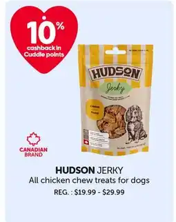 Mondou HUDSON JERKY All chicken chew treats for dogs offer