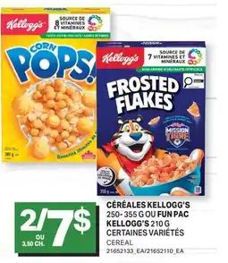 L'Intermarché CÉRÉALES, 250- 355 G OU FUN PAC, 210 G | CEREAL offer