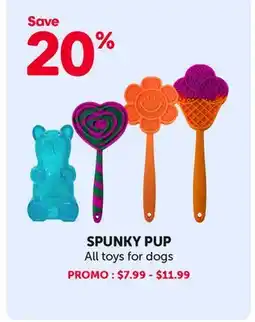 Mondou SPUNKY PUP All toys for dogs offer