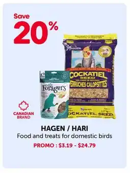 Mondou HAGEN / HARI Food and treats for domestic birds offer