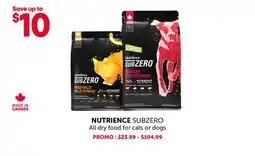 Mondou NUTRIENCE SUBZERO All dry food for cats or dogs offer